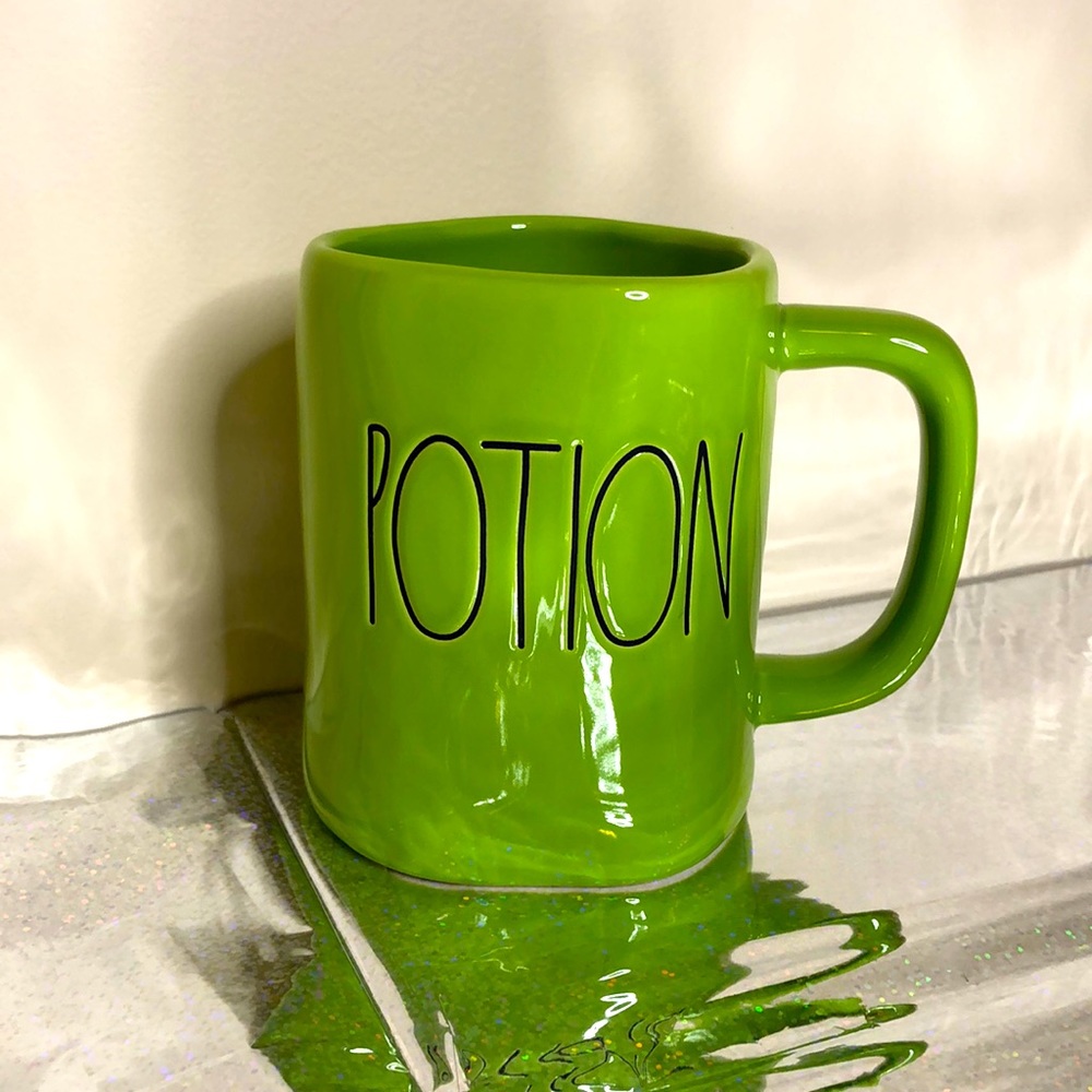Rae Dunn Green Potion Mug Coffee Cup